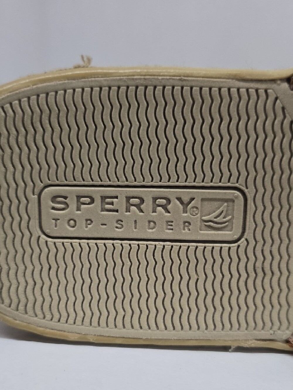Sperry Tan Cream & Gold Braided Thong Sandals Womens Size 9.5 - Picture 3 of 16